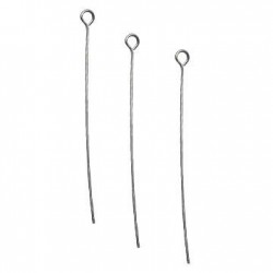 Clous en laiton - tête ronde 50/0.7mm