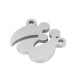 Stainless Steel 304 Charm Family w/ Parents & Kid 16x15mm