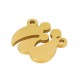Ciondolo in Acciaio Inossidabile 304 con Genitori e Bambino 16X15 mm