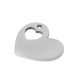 Stainless Steel 304 Charm Heart 18x16mm/1.5mm (Ø1.6mm)