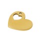Stainless Steel 304 Charm Heart 18x16mm/1.5mm (Ø1.6mm)