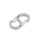Stainless Steel 304 Lobster Double Clasp 12.3x6.8mm