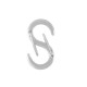 Stainless Steel 304 Lobster Double Clasp 16.5x8.8mm
