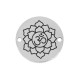 Ανοξείδωτο Ατσάλι 304 Τσάκρα Στέμμα Λουλούδι Ομ Μακραμέ 15mm