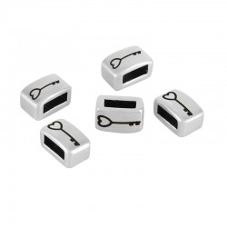 Zamak Slider Rectangular w/ Key 8x5mm/4.8mm (Ø5x2mm)