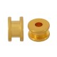 Brass Spool “love yourself” 15x9.2mm (Ø5.2mm)
