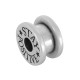 Brass Spool “stay positive” 15x9.2mm (Ø5.2mm)