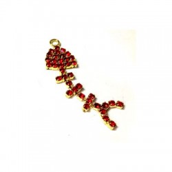 Poisson en Strass 11 x 37 mm