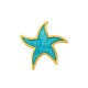 Zamak Charm Starfish w/ Enamel 24mm
