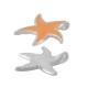 Zamak Charm Starfish w/ Enamel 24mm