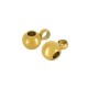 Perles Rondelles Attache 4mm (Ø1.6mm) en Acier Inoxydable 303