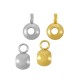 Perles Rondelles Attache 6mm (Ø2.2mm) en Acier Inoxydable 303