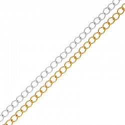 Stainless Steel 304 Chain Oval 3x4mm/0.6mm