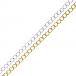 Stainless Steel 304 Chain Oval 3x4mm/0.6mm