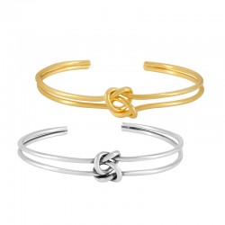 Brass Bracelet w/ Knot 67x5mm