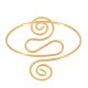 Brazalete de Acero Ajustable con Espiral 85 x 90 mm