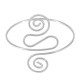 Manchette Supérieure en Acier Réglable avec Spirale 85 x 90 mm