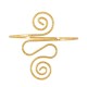 Bracciale Regolabile in Acciaio con Spirale 85X90 mm