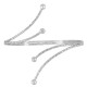 Steel Upper Arm Cuff Adjustable with Rods 85x90mm