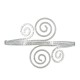 Steel Upper Arm Cuff Adjustable with Spiral Coil 63x89mm