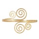 Steel Upper Arm Cuff Adjustable with Spiral Coil 63x89mm