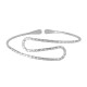 Bracciale Regolabile in Acciaio per la Parte Superiore del Braccio con Linee Cave 26X89 mm