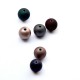 Acrylic Round Bead Rubber Effect12mm
