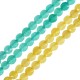 Perlina di Agata Sfaccettata 6mm (~60pz/filo)