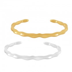 Zamak Bracelet w/ Small Waves 67x50mm