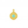 24K Gold Plated/ Turquoise
