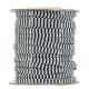 Cordon Synthétique Plat effet serpent 4mm (20m./bobine)
