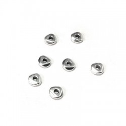 Zamak Bead Irregular 4.8x1.9mm (Ø 1.4mm)