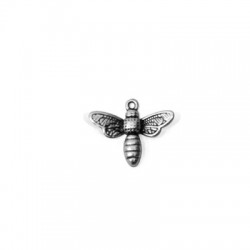 Zamak Charm Bee 19x13mm