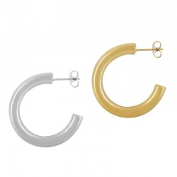 Créoles 30mm/4.5mm  en Acier Inoxydable 304