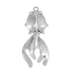 Zamak Pendant Goldfish 15x61mm