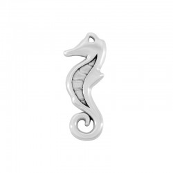 Zamak Pendant Seahorse 12x30mm