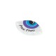 Plexi Acrylic Connector Evil Eye “ftou ftou” 25x16mm