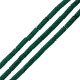 Λάβα Σωληνάκι Πράσινο Σκούρο με Επικάλυψη Μεταξιού 4x13mm (40cm)