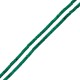 Lava Colored Silk Coated Tube Green 4x13mm (40cm)