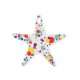 Plexi Acrylic Pendant Starfish 35mm