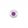 999° Silver Antique Plated/ Fluo Purple