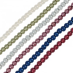 Glass Pearl Round 8mm (~53pcs/string)