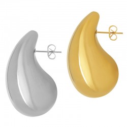 Boucles d'Oreilles Goutte 18x31mm en Acier Inoxydable 304