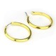Orecchino a Cerchio in Metallo Ottone 32mm
