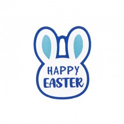 Plexi Acrylic Pendant Bunny “HAPPY EASTER” 53x67mm