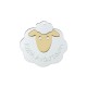Πλέξι Ακρυλικό Μοτίφ Πρόβατο “Καλή Ανάσταση” 55x52mm