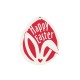 Ξύλινο Μοτίφ Αυγό Κουνέλι Αυτιά Καρδιά Happy Easter 60x49mm