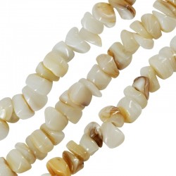 Shell Bead Round Irregular 6-8mm (~114pcs)