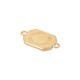 Connettore Rettangolare in Zama Smaltata con Occhio Malvagio 12X22 mm
