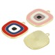 Enameled Zamak Pendant Square Irregular 21x24mm